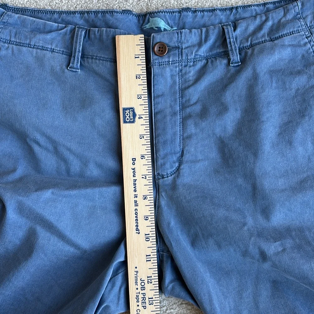 Tommy Bahama‎ Blue Cotton Blend Chino Golf Vacation Shorts Mens Size 36